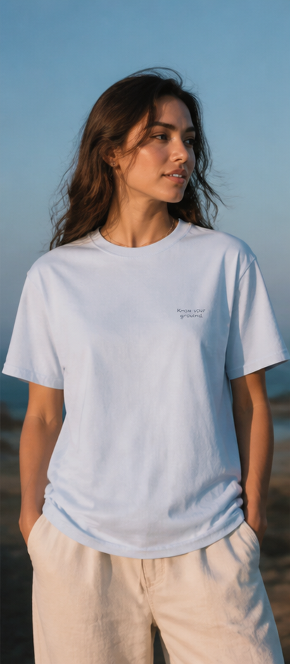 The Rooted Tee - Light Blue